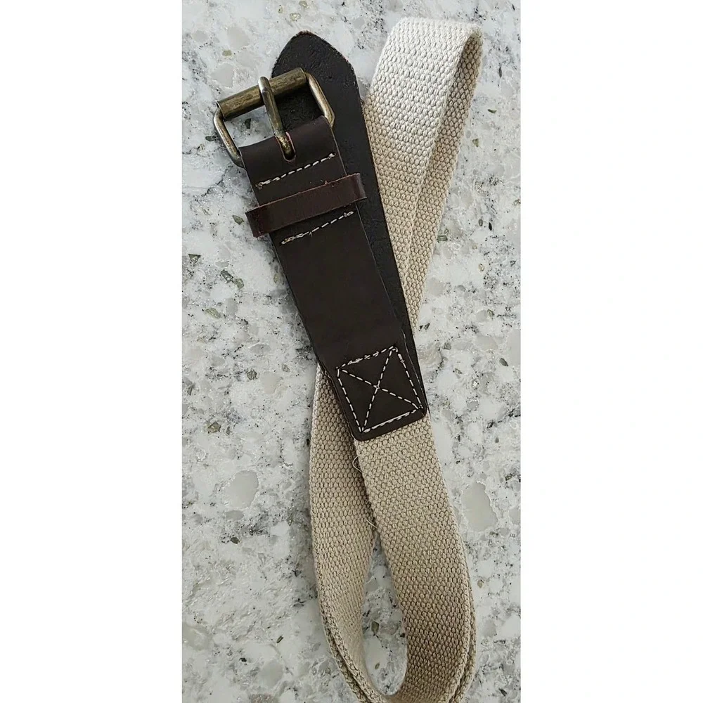 Womens Vintage Belt Lot Braided Gold White Casual Jean Dress Belt Set of‎ 3 L XL